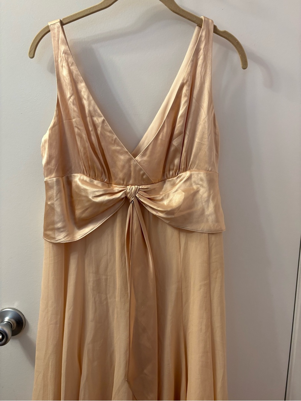 Maggie London 100% Silk Chiffon Dress Sz 10 Y2K 90s Cottagecore - Picture 4 of 9